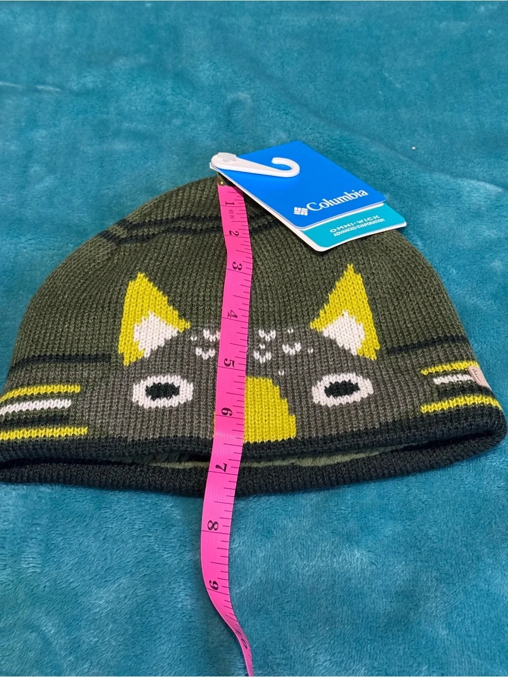 NWT Columbia Animal Beanie - Size Youth O/S
